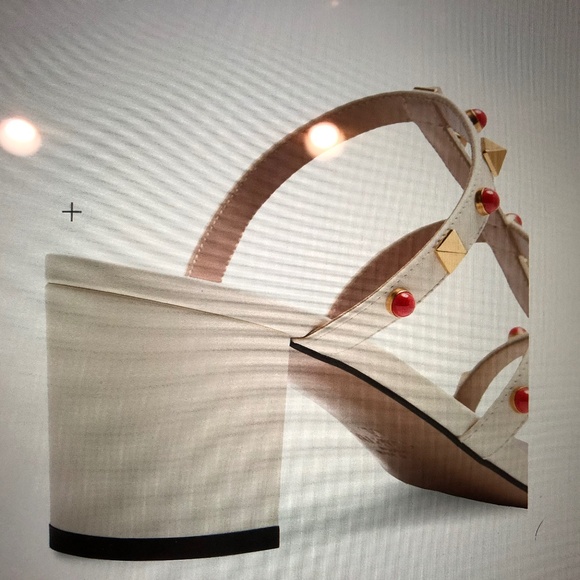 VALENTINO ROCKSTUD SANDAL SLIDE SIZE 38 - Picture 2 of 4